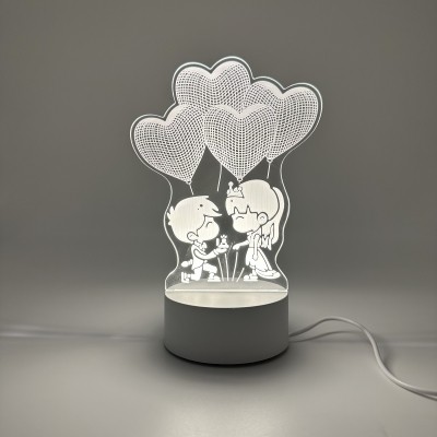 Licht Schreibtischlampe mit Motivlicht Heiratsantrag
