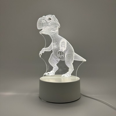 Licht Schreibtischlampe mit Motivlicht Dino