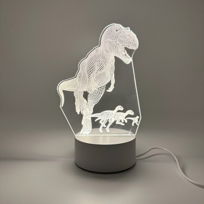 Licht Schreibtischlampe mit Motivlicht Dinos