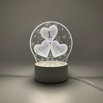 LED Licht Schreibtischlampe mit Motivlicht