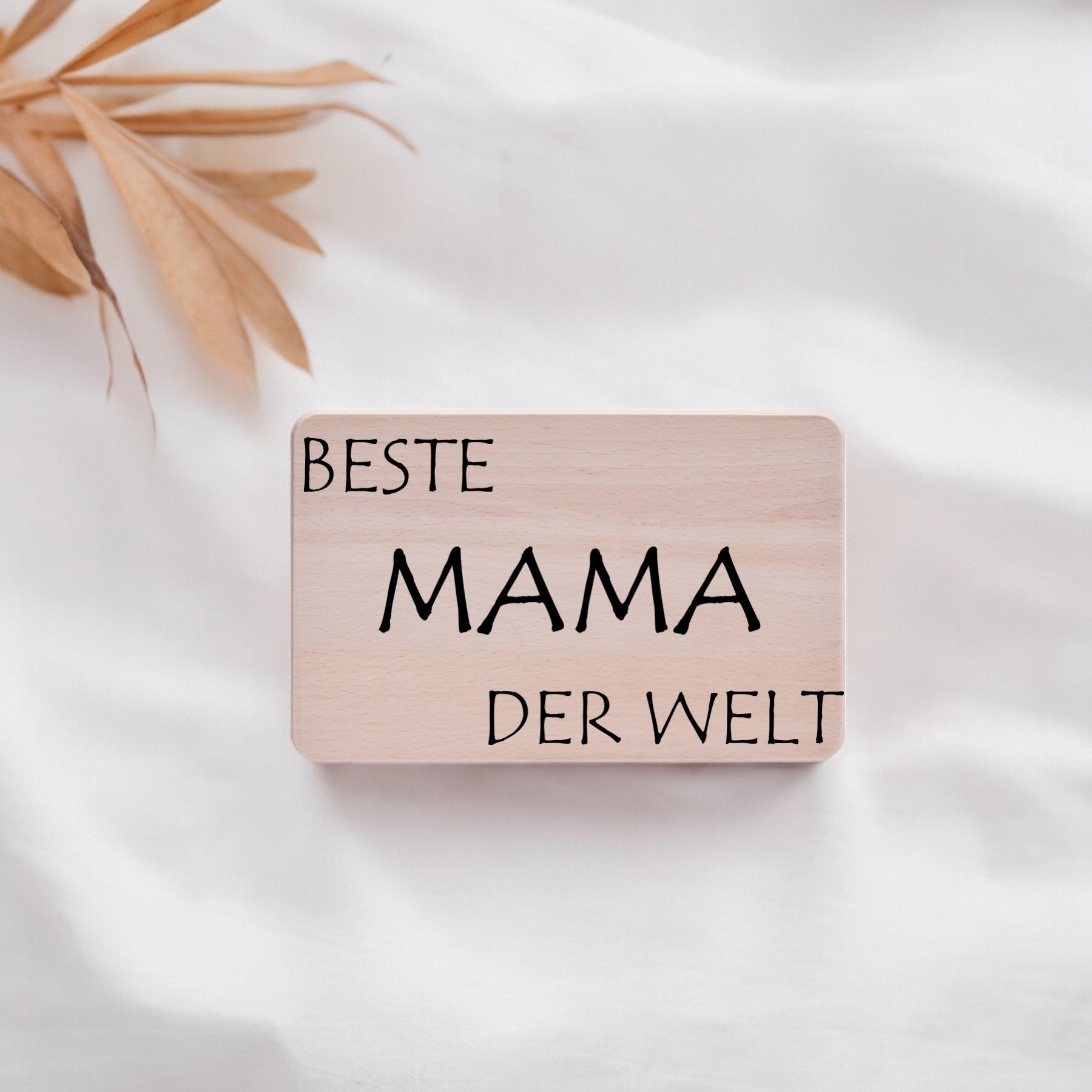 personalisiertes Frühstücksbrett - Beste Mama der Welt