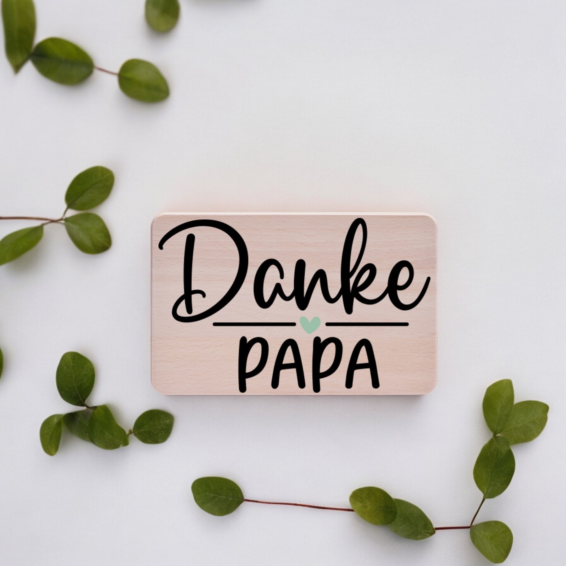 Frühstücksbrettchen personalisiert mit Danke PAPA